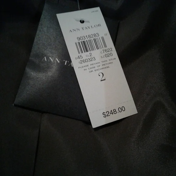 🌺 NWT Ann Taylor Brown Tweed Wool Skirt Suit